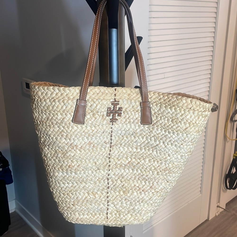 Tory Burch Emerson Straw Tote